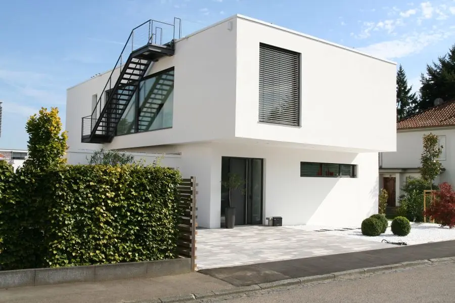Von Eyrich & Rink realisiertes modernes Wohnhaus